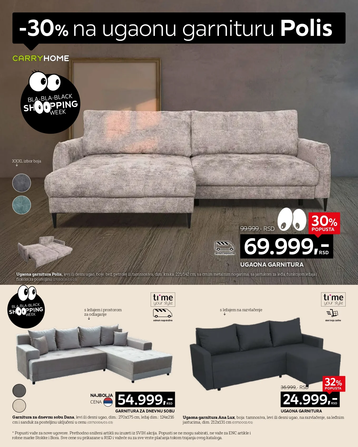 Lesnina XXXL BLACK FRIDAY 21-30.11.2025.