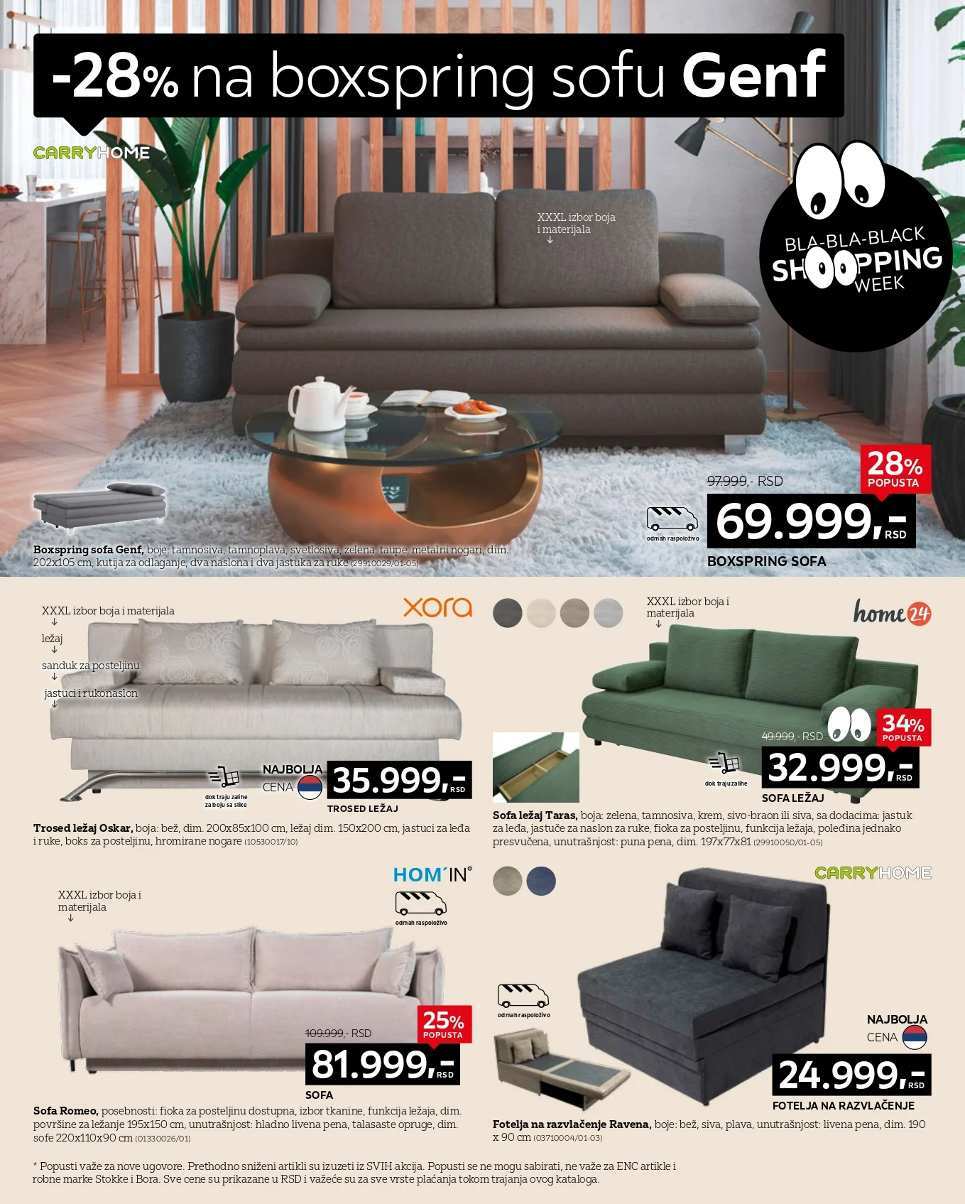 Lesnina XXXL BLACK FRIDAY 21-30.11.2025.