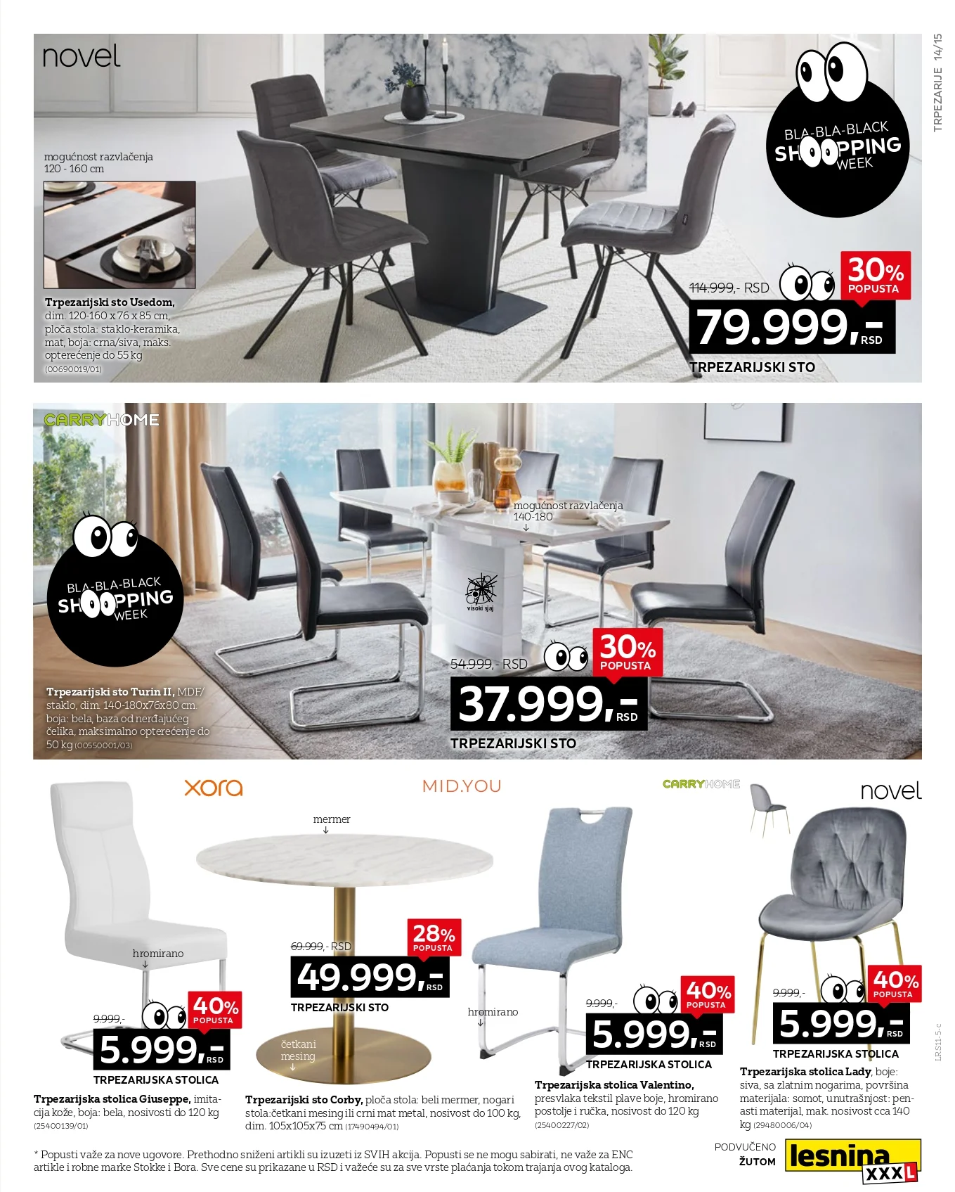 Lesnina XXXL BLACK FRIDAY 21-30.11.2025.