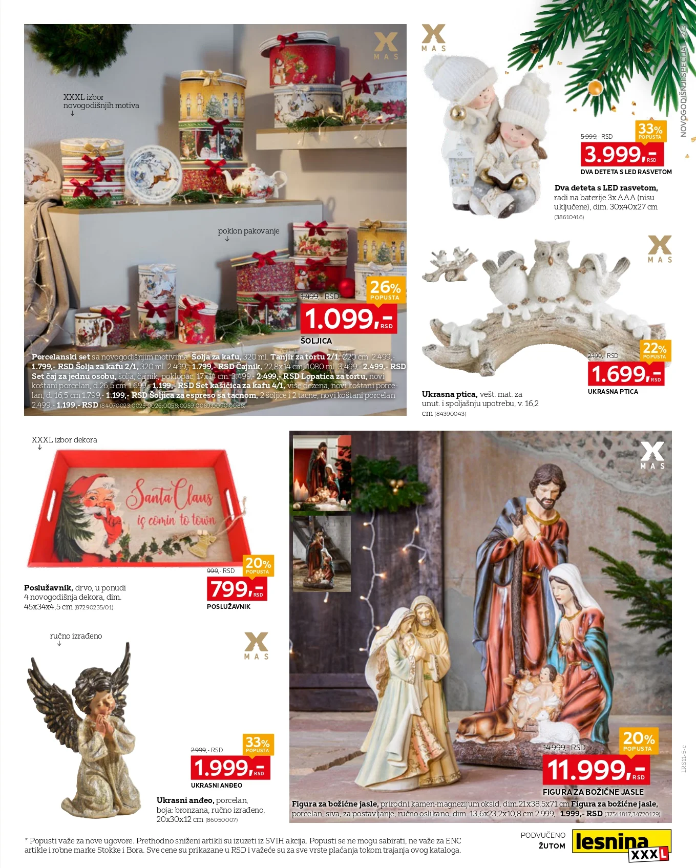 Lesnina XXXL katalog BOŽIĆNI SPECIJAL 10.11-7.12.2025.