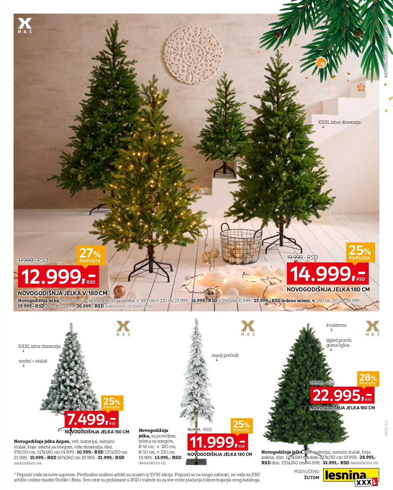 Lesnina XXXL katalog BOŽIĆNI SPECIJAL 10.11-7.12.2025.