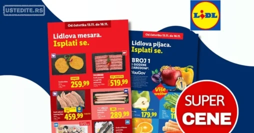 Lidl SVEŽA AKCIJA 13-16.11.2025.