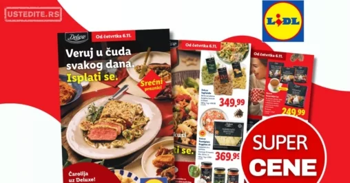 Lidl katalog Deluxe – praznična ponuda i popusti od 6.11.2025.