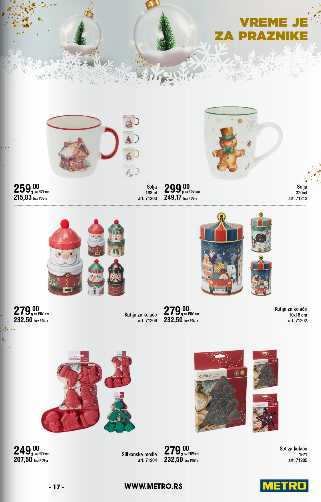 Metro katalog NOVOGODIŠNJA PONUDA 14.11-13.12.2025.