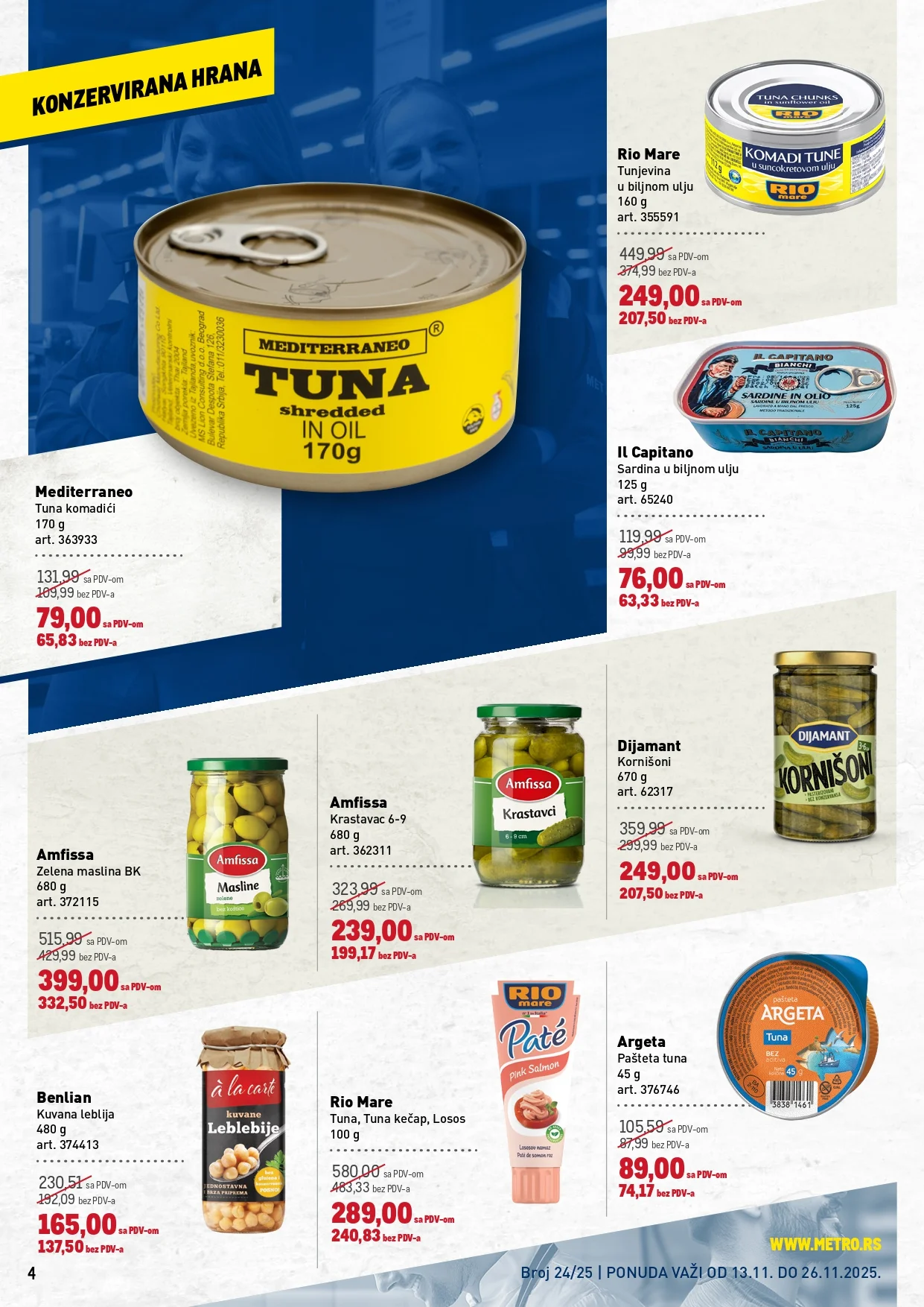Metro katalog PREHRANA/NEPREHRANA 13-26.11.2025.