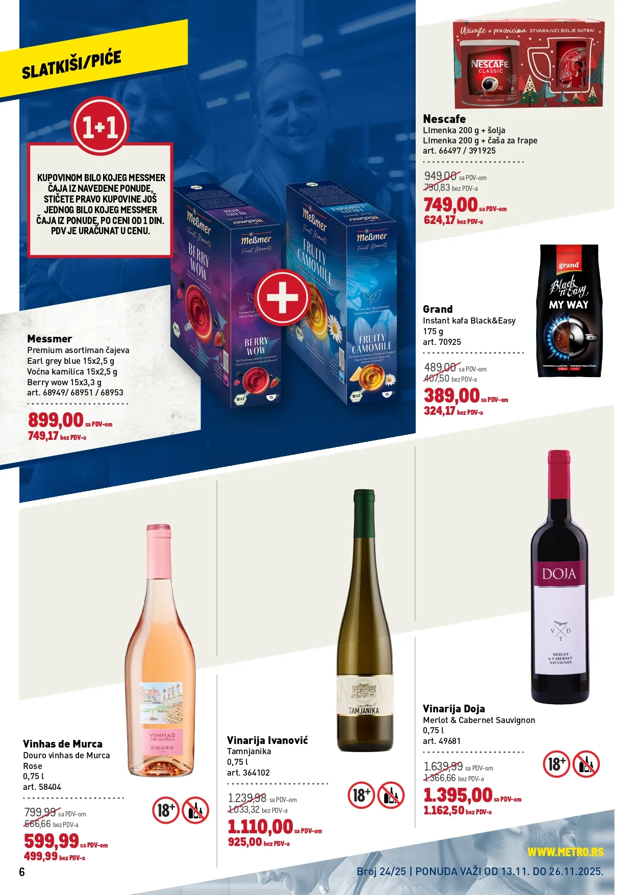 Metro katalog PREHRANA/NEPREHRANA 13-26.11.2025.