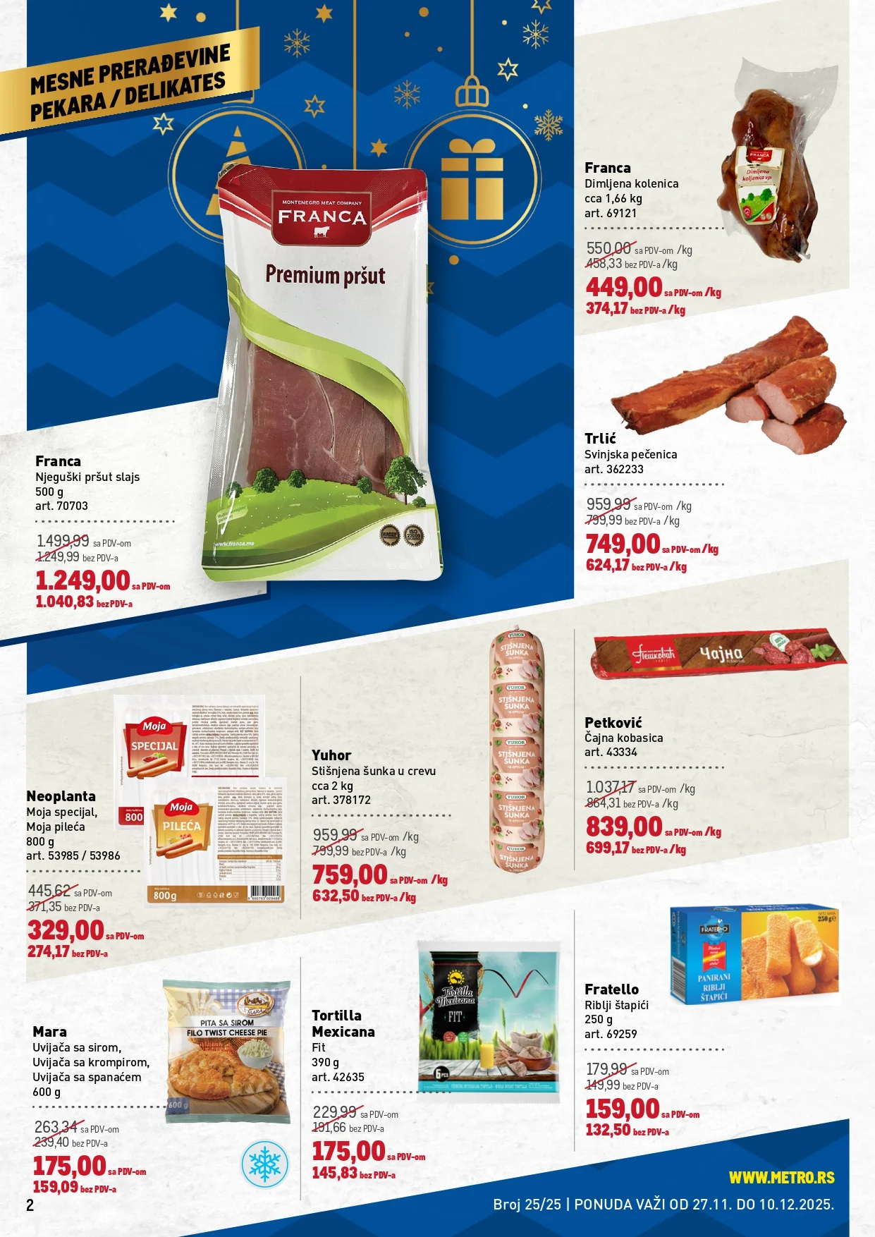 Metro katalog PREHRANA/NEPREHRANA 27.11-10.12.2025.