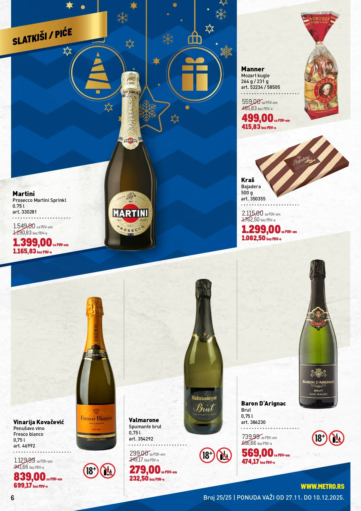 Metro katalog PREHRANA/NEPREHRANA 27.11-10.12.2025.