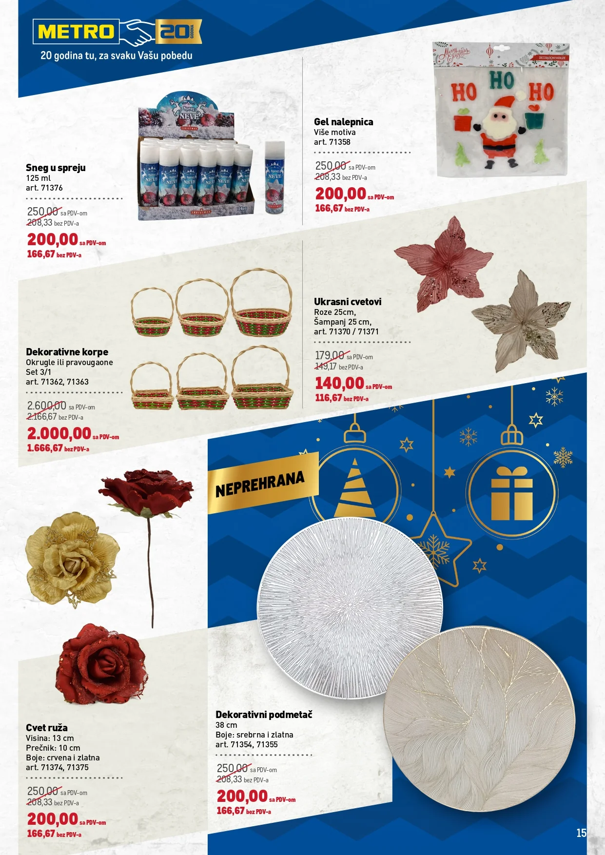 Metro katalog PREHRANA/NEPREHRANA 27.11-10.12.2025.