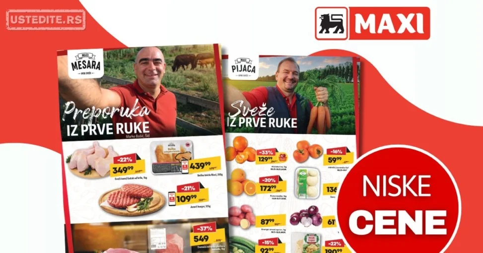 Maxi SVEŽA AKCIJA 6-12.11.2025.