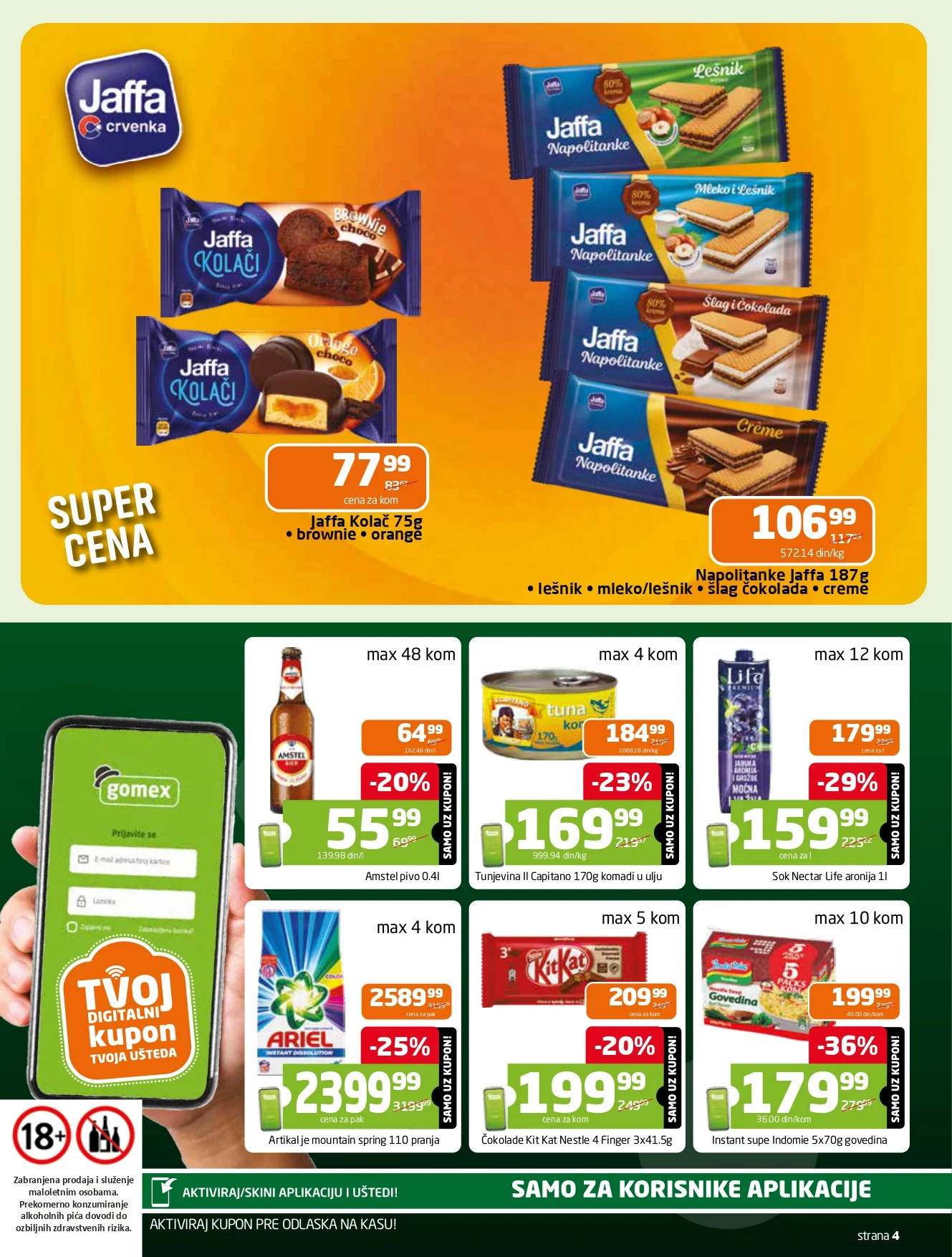 Gomex katalog AKCIJE IZ ŠEŠIRA 5-18.11.2025.