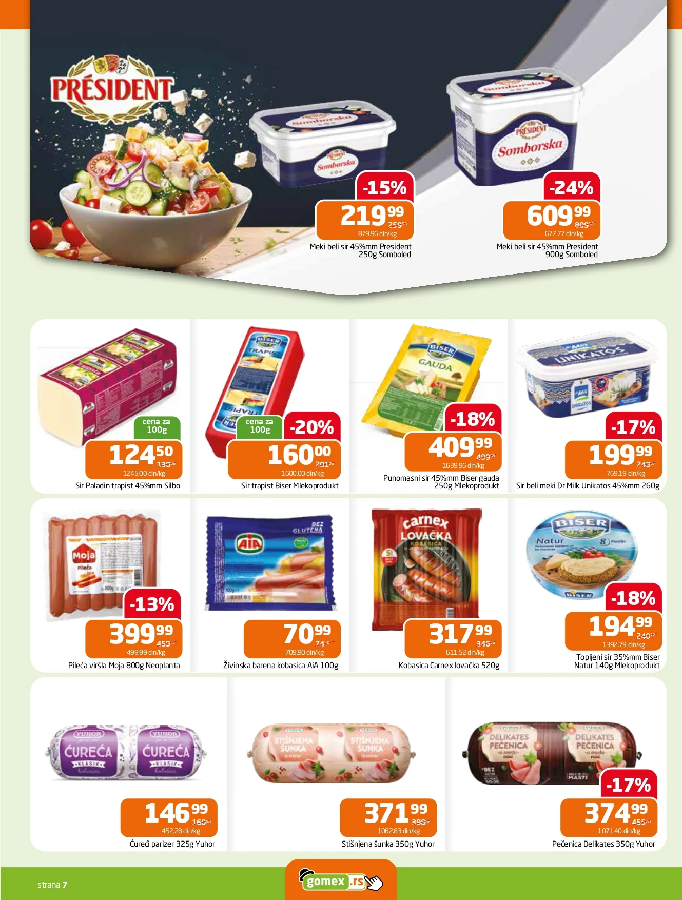 Gomex katalog AKCIJE IZ ŠEŠIRA 5-18.11.2025.