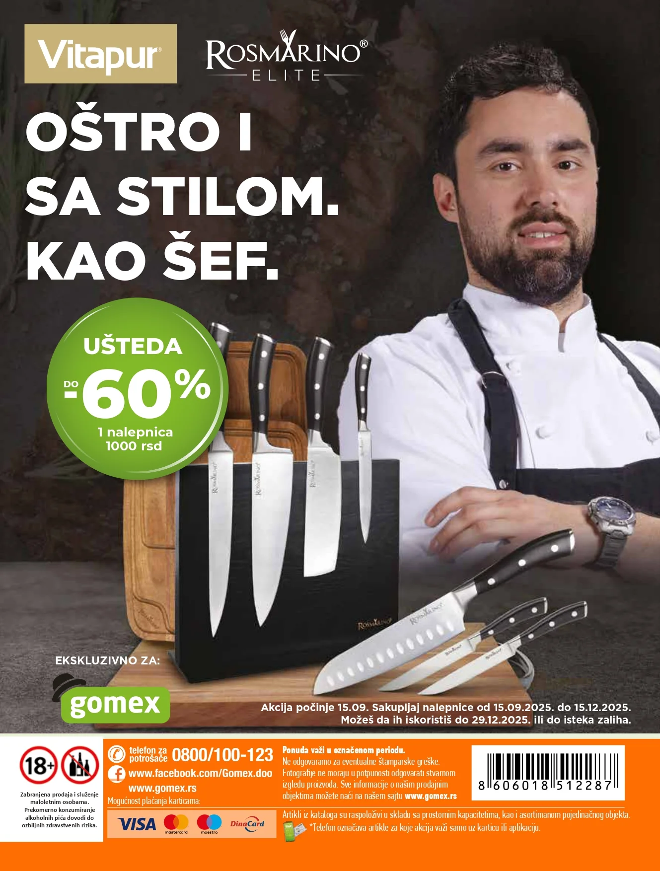 Gomex katalog AKCIJE IZ ŠEŠIRA 5-18.11.2025.