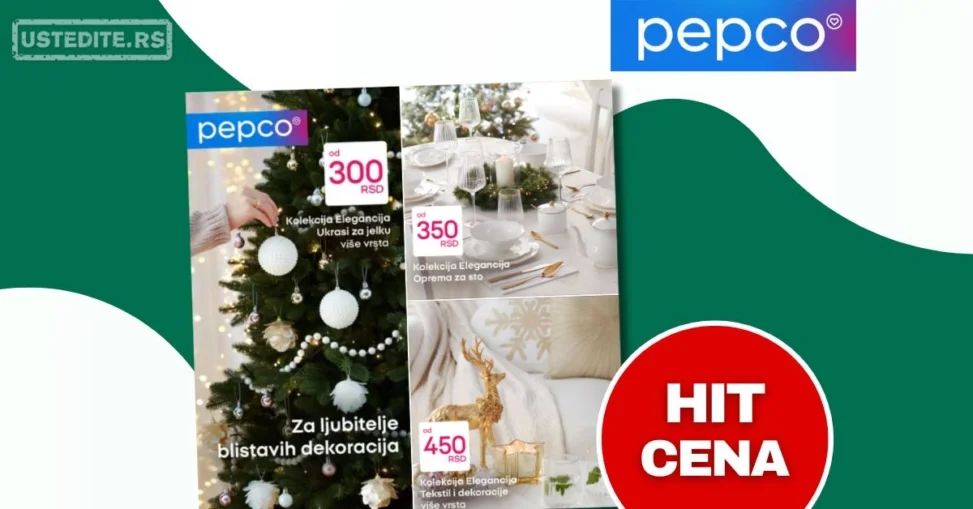 Pepco PRAZNIČNE DEKORACIJE – blistava kolekcija novembar 2025.