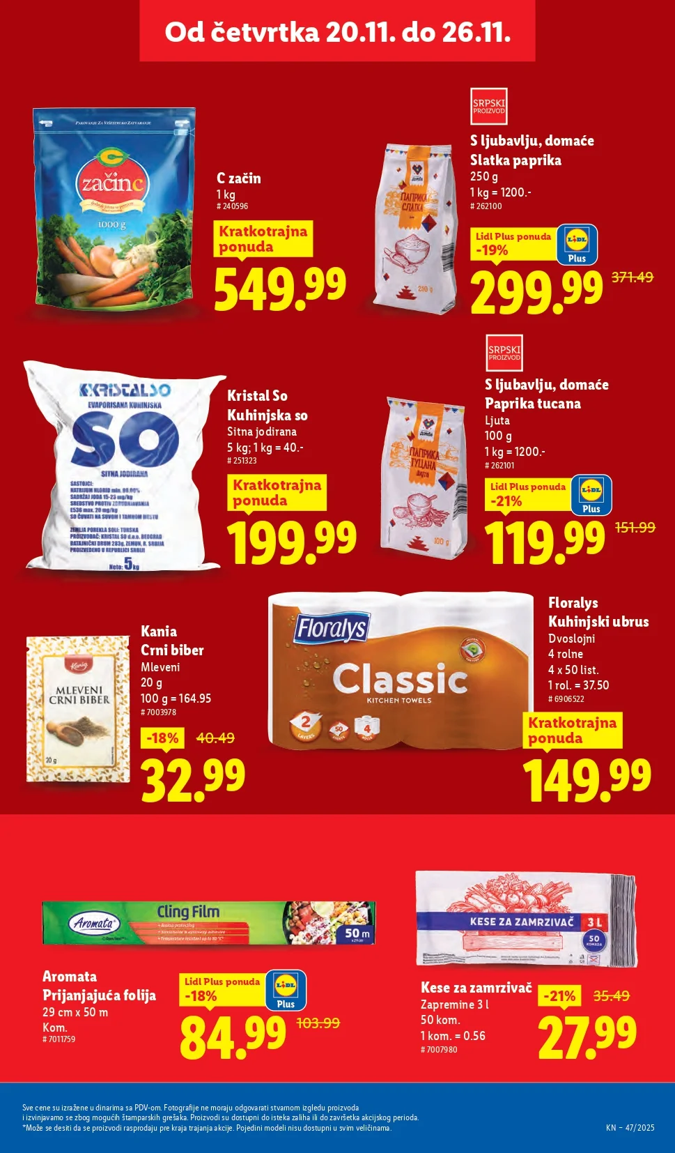 Lidl katalog 20-27.11.2025.