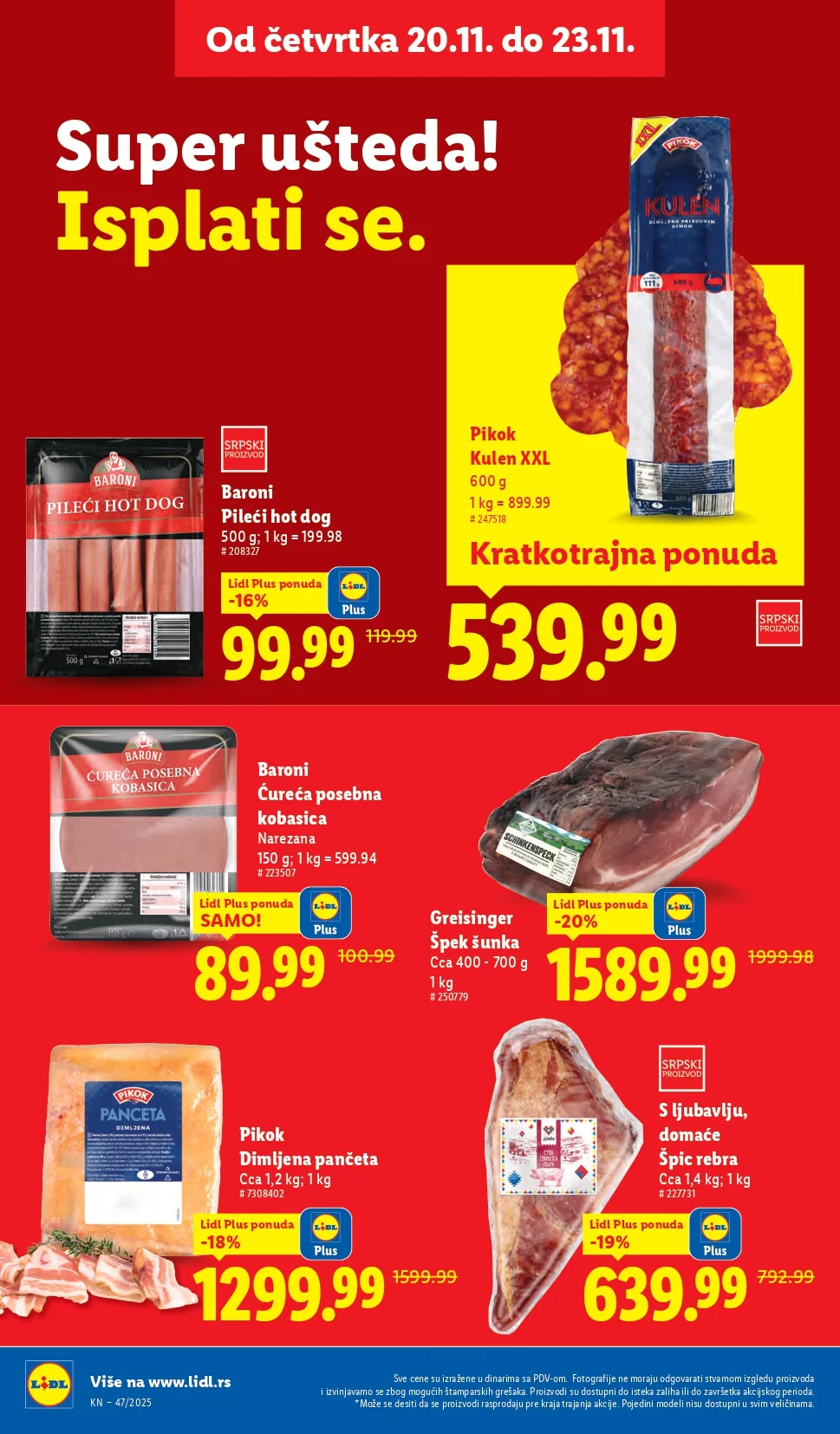 Lidl katalog 20-27.11.2025.