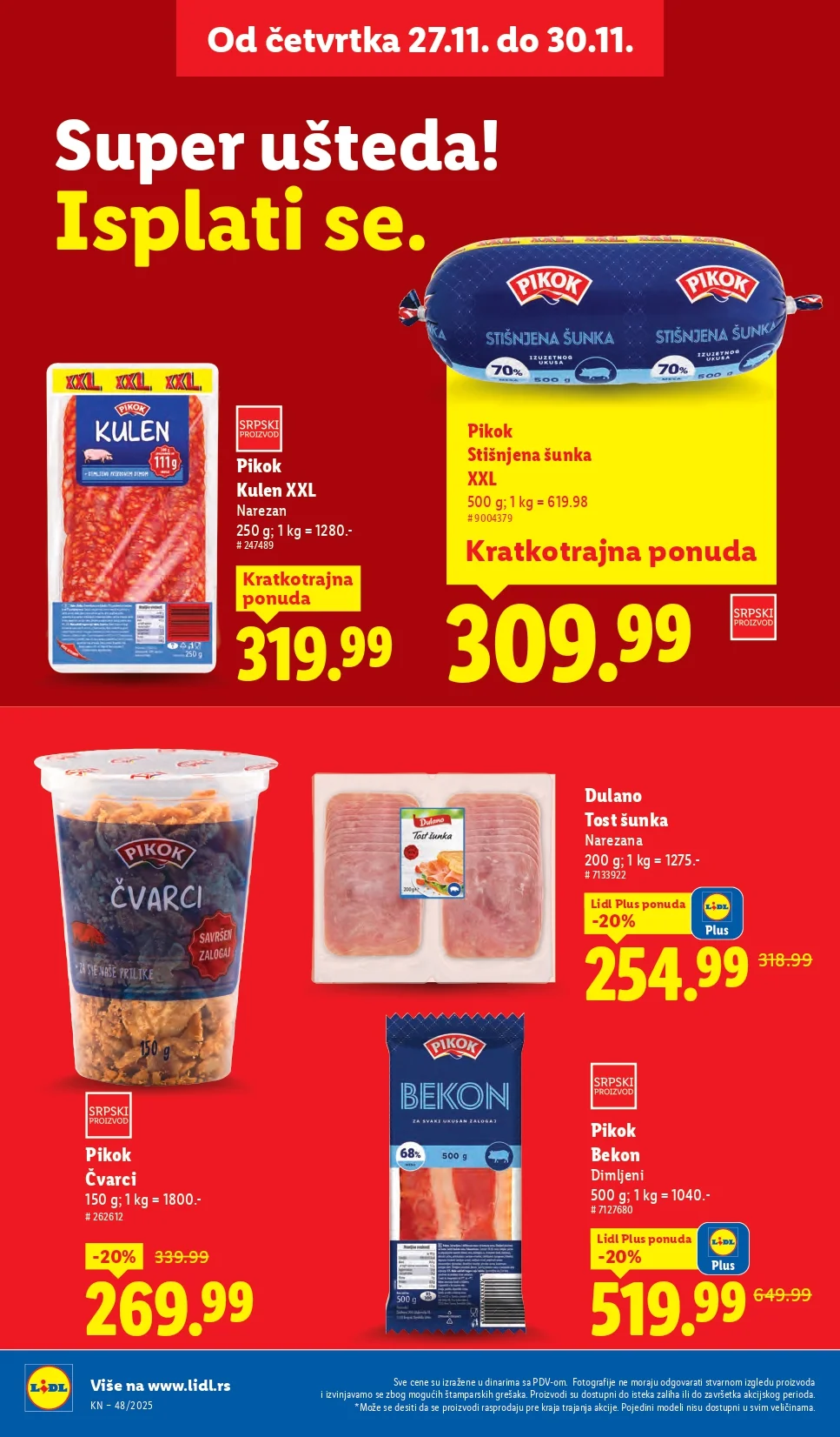Lidl katalog 27.11-3.12.2025.
