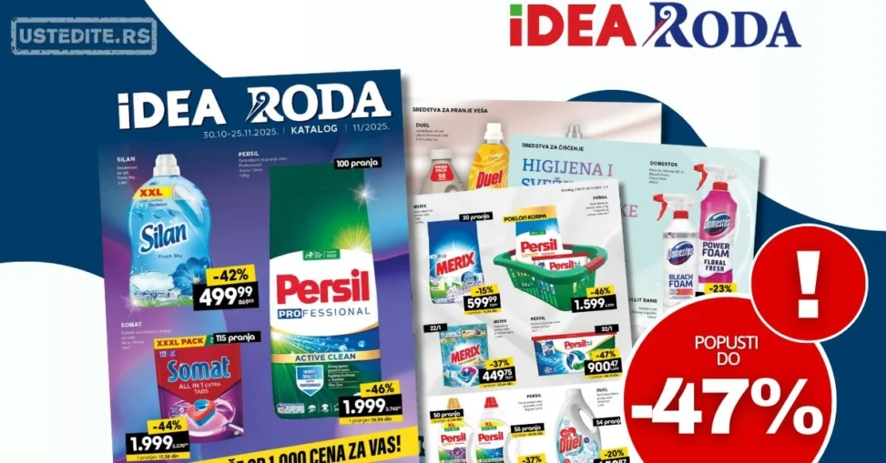 Roda & Idea katalog NEPREHRANA 30.10-25.11.2025.