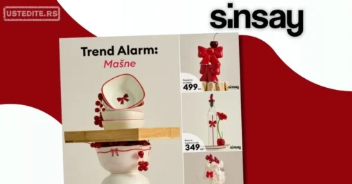 Sinsay KUHINJSKI DODACI S MAŠNAMA novembar 2025.