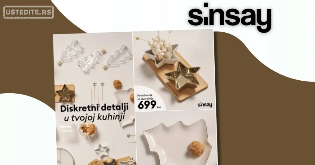 Sinsay praznične dekoracije za kuhinju - novembar 2025.