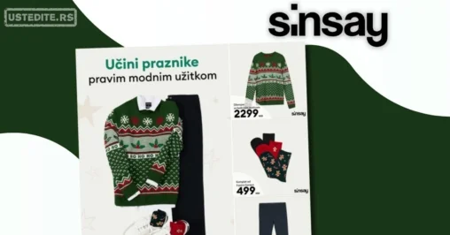 Sinsay ODEĆA – praznična kolekcija novembar 2025.