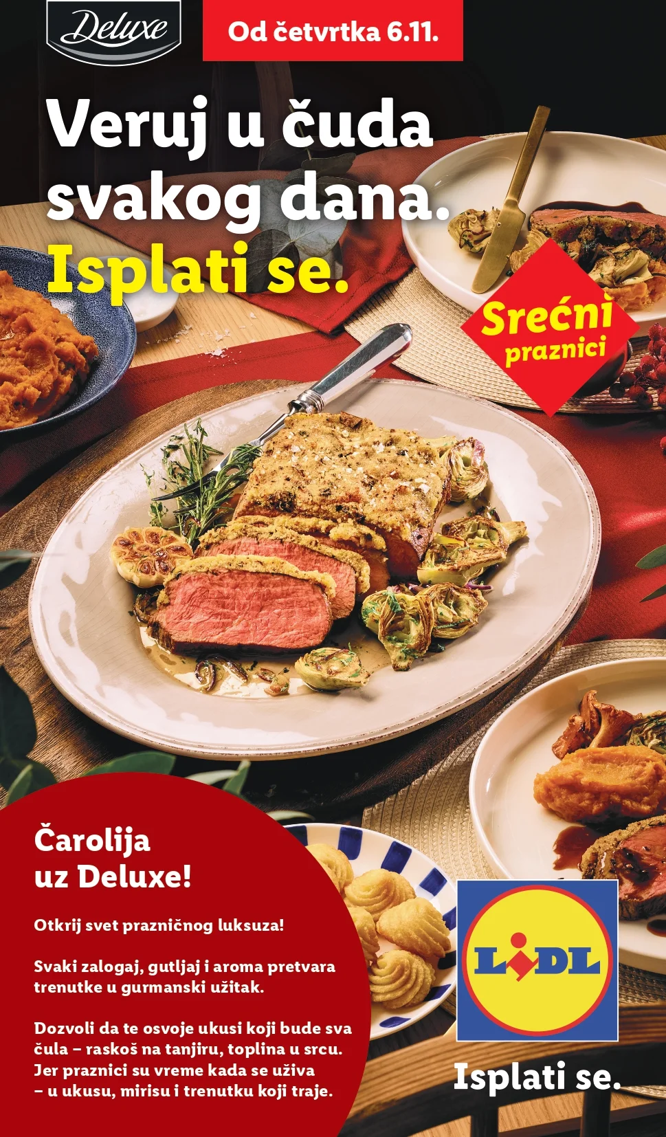 Lidl katalog Deluxe – praznična ponuda i popusti od 6.11.2025.