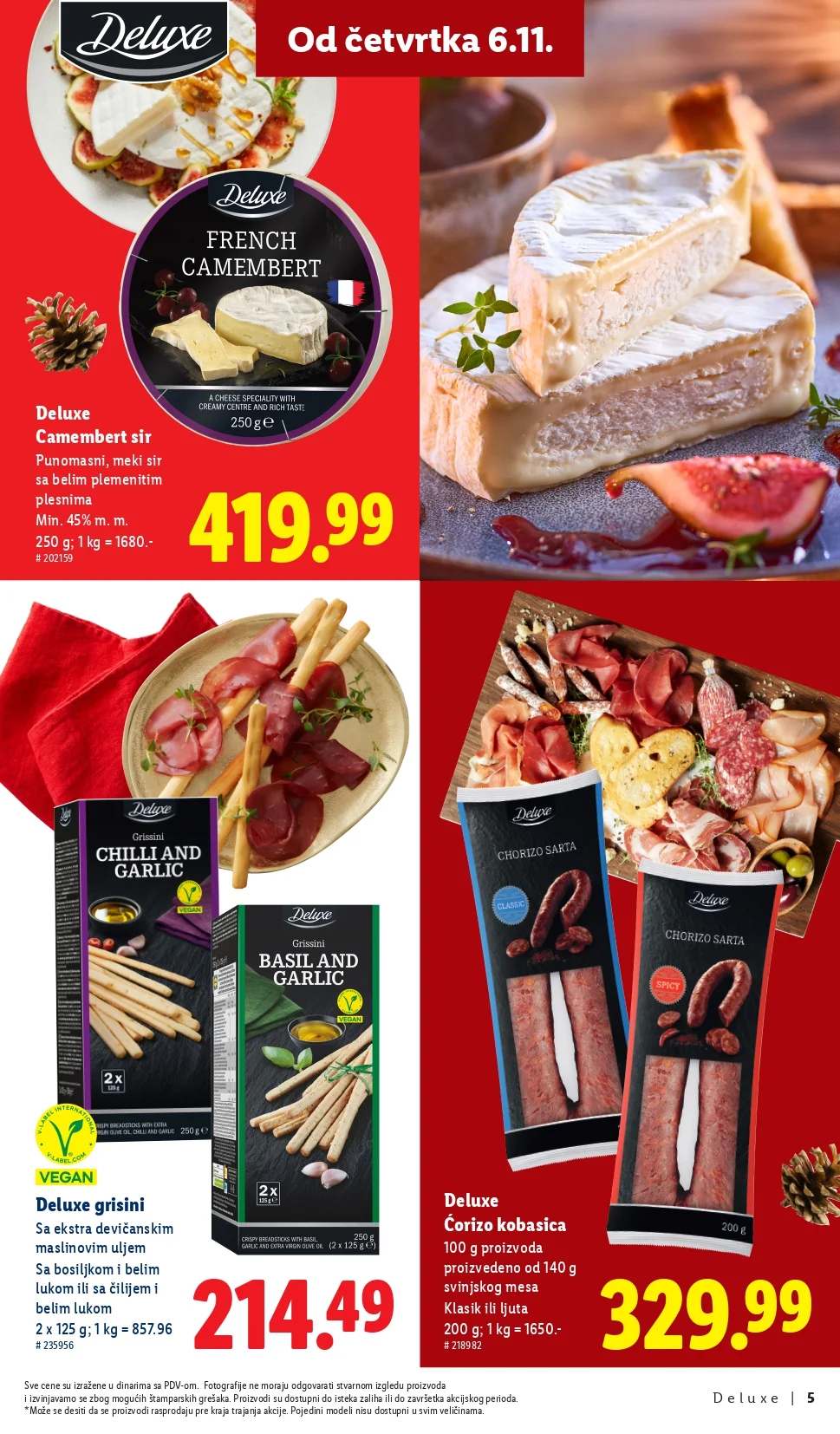 Lidl katalog Deluxe – praznična ponuda i popusti od 6.11.2025.