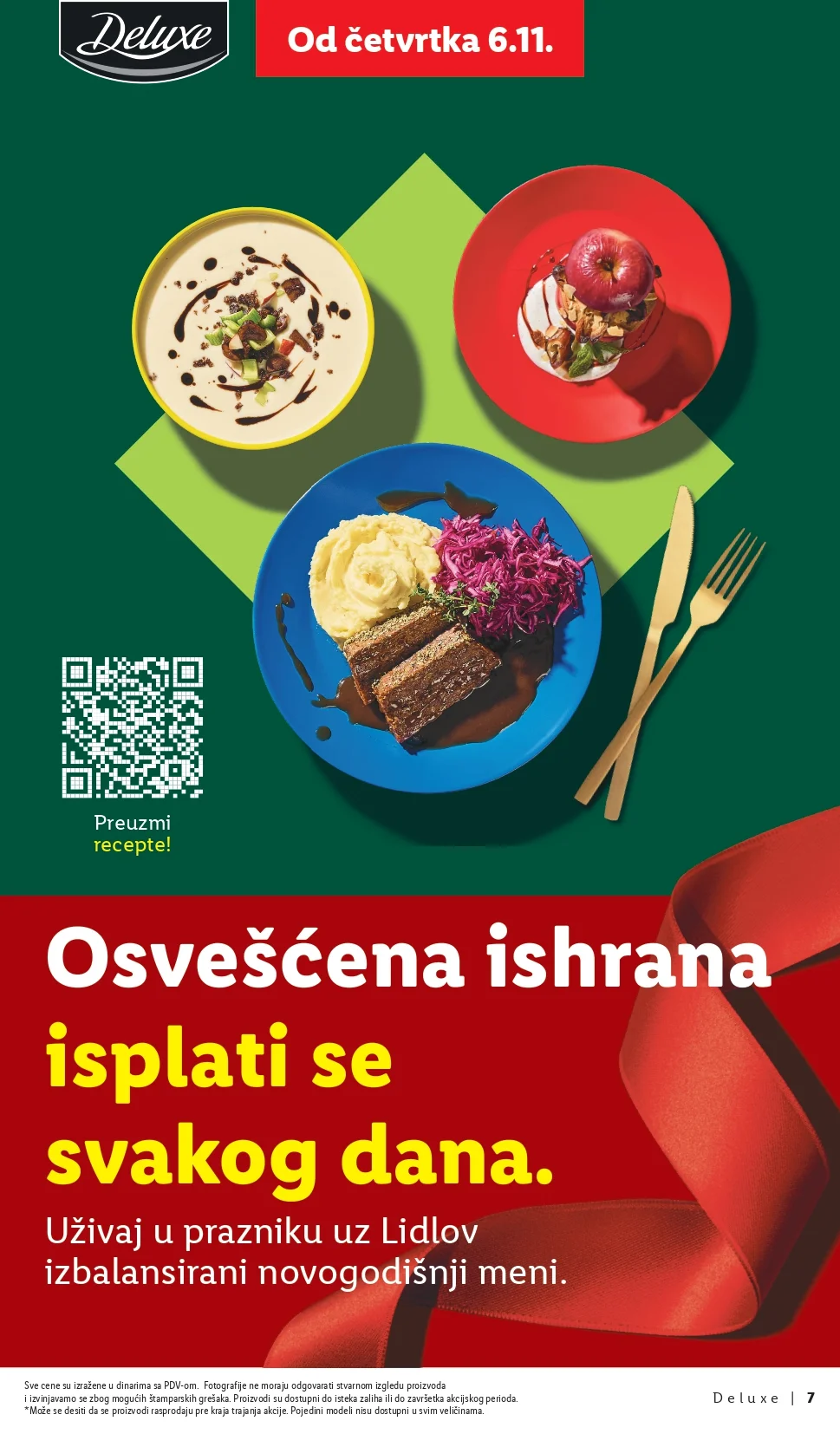 Lidl katalog Deluxe – praznična ponuda i popusti od 6.11.2025.