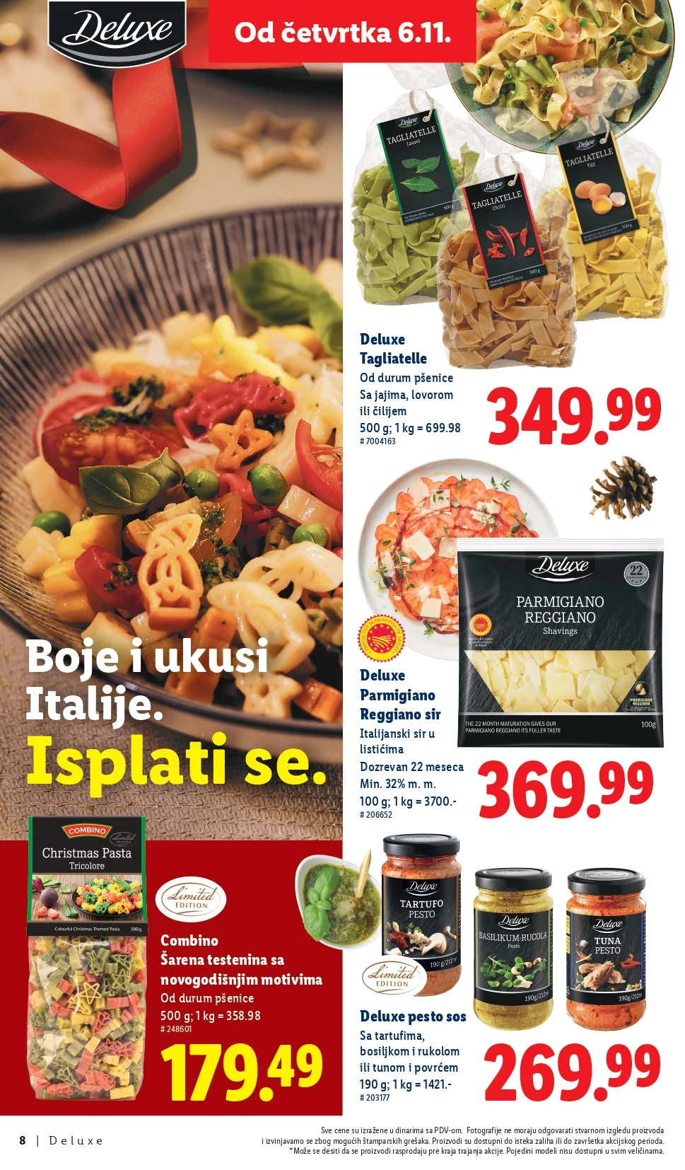 Lidl katalog Deluxe – praznična ponuda i popusti od 6.11.2025.