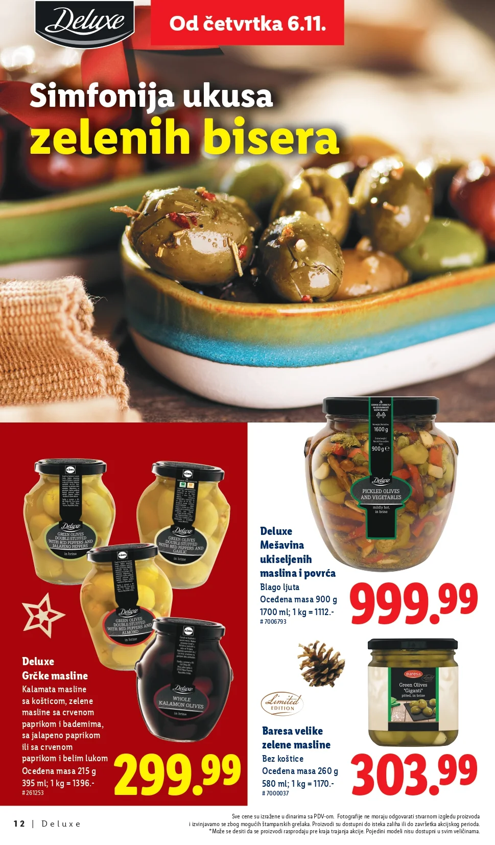Lidl katalog Deluxe – praznična ponuda i popusti od 6.11.2025.