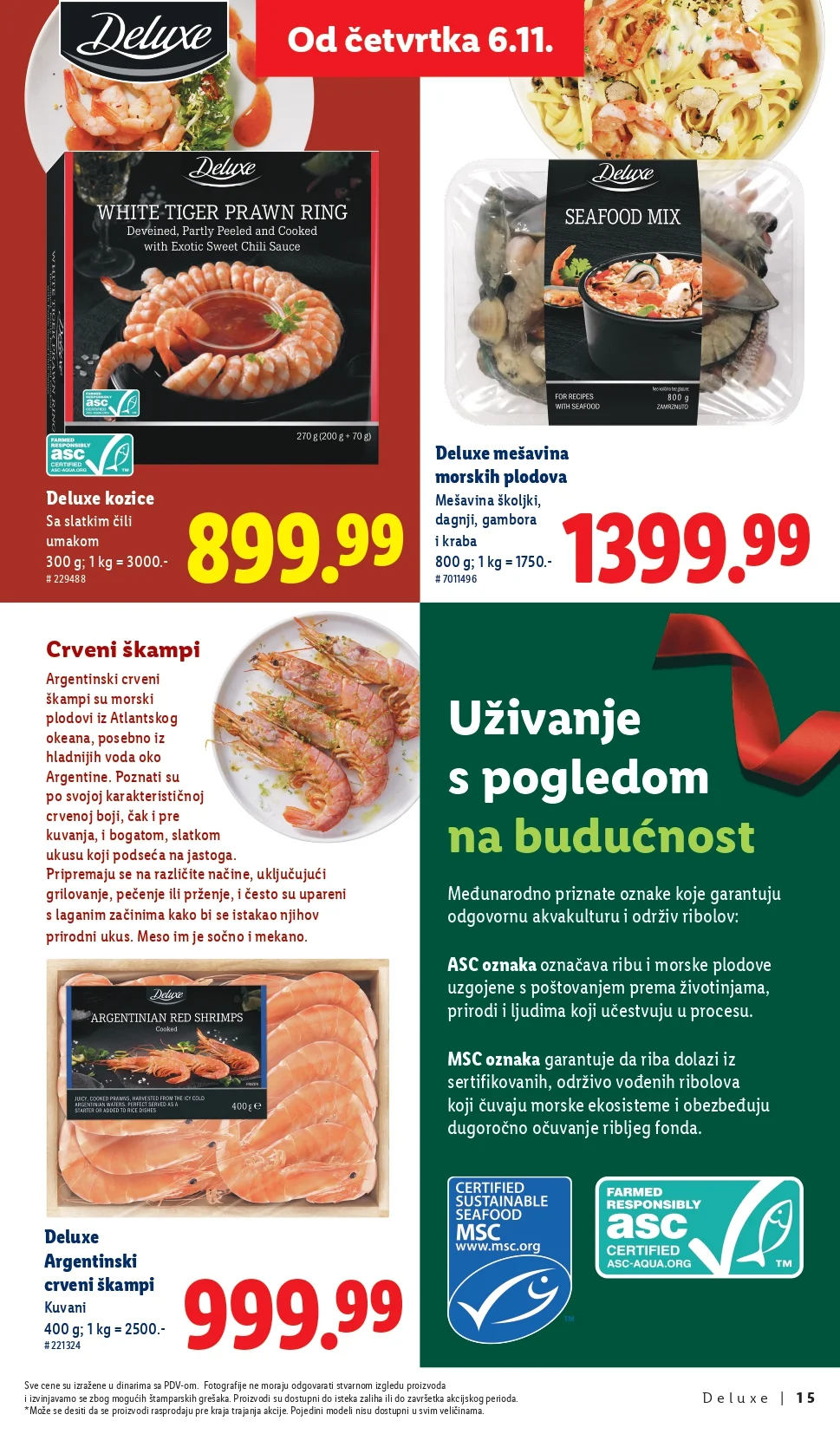 Lidl katalog Deluxe – praznična ponuda i popusti od 6.11.2025.