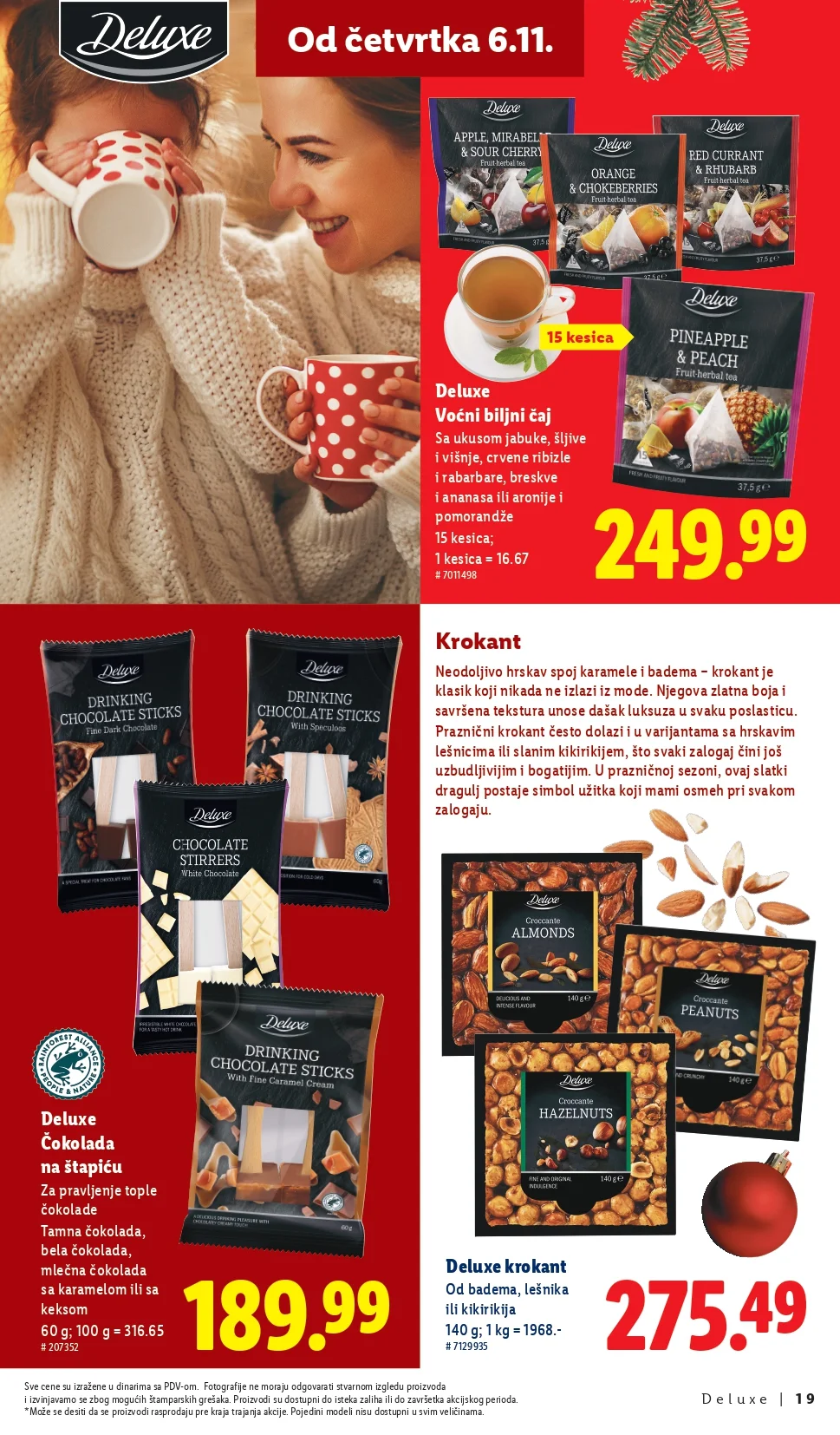 Lidl katalog Deluxe – praznična ponuda i popusti od 6.11.2025.