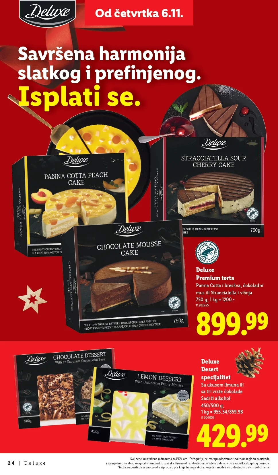 Lidl katalog Deluxe – praznična ponuda i popusti od 6.11.2025.