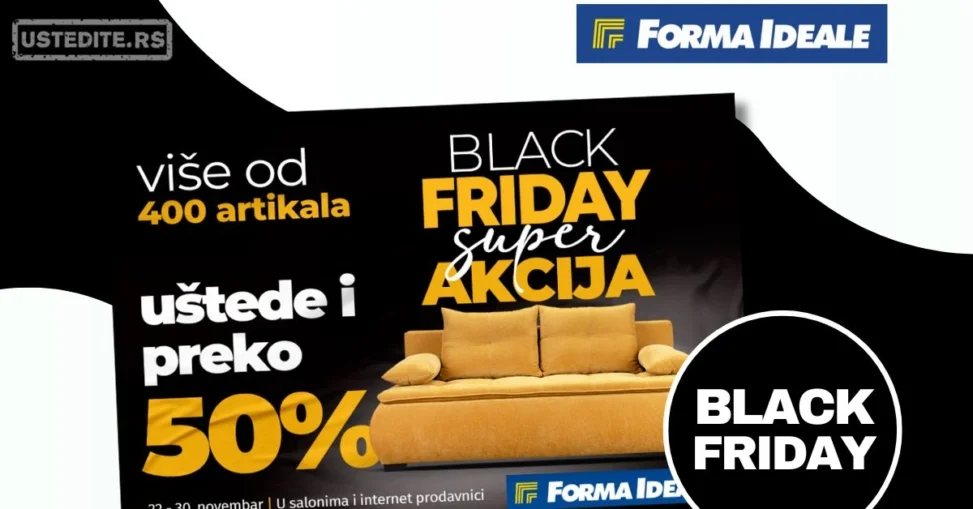Forma Ideale BLACK FRIDAY 22-30.11.2025.