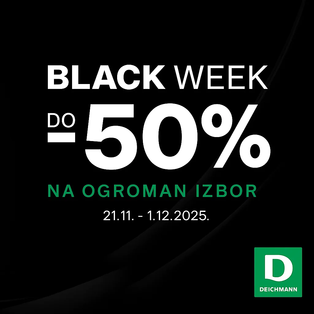Deichmann BLACK FRIDAY 21.11-1.12.2025.
