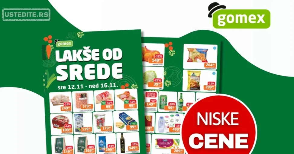 Gomex katalog LAKŠE OD SREDE 12-16.11.2025.
