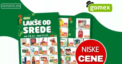 Gomex katalog LAKŠE OD SREDE 19-23.11.2025.