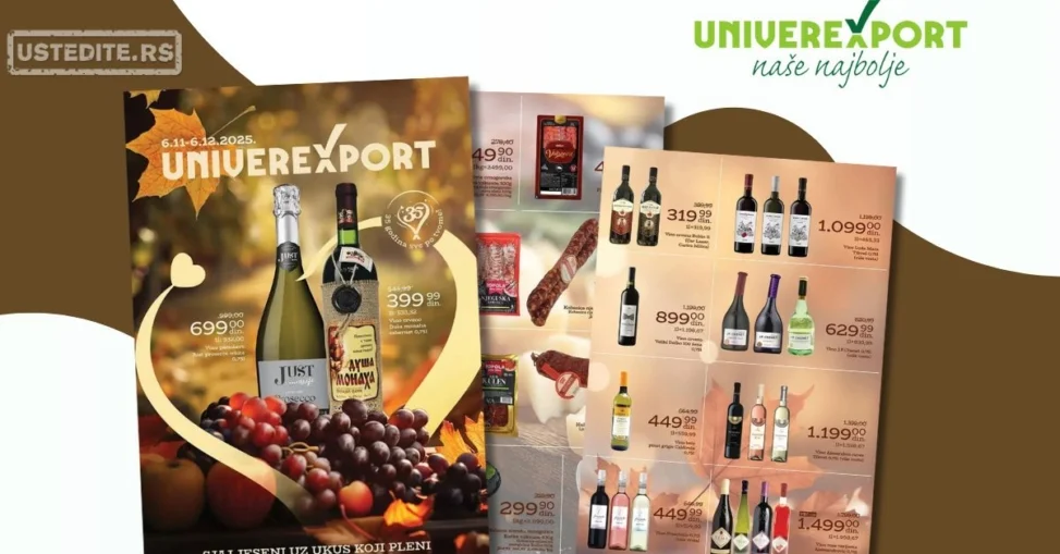 Univerexport katalog VINA I DELIKATESA 6.11–6.12.2025.