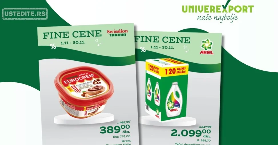 Univerexport FINE CENE 1-30.11.2025.