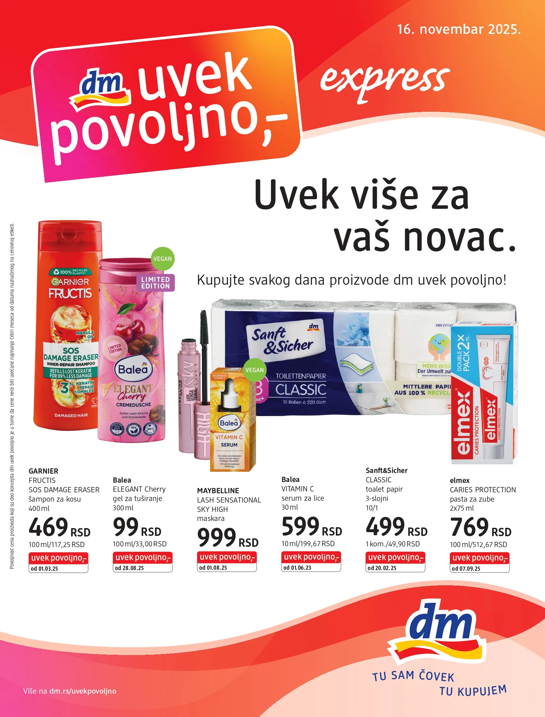 dm Katalog Express 16-30.11.2025.