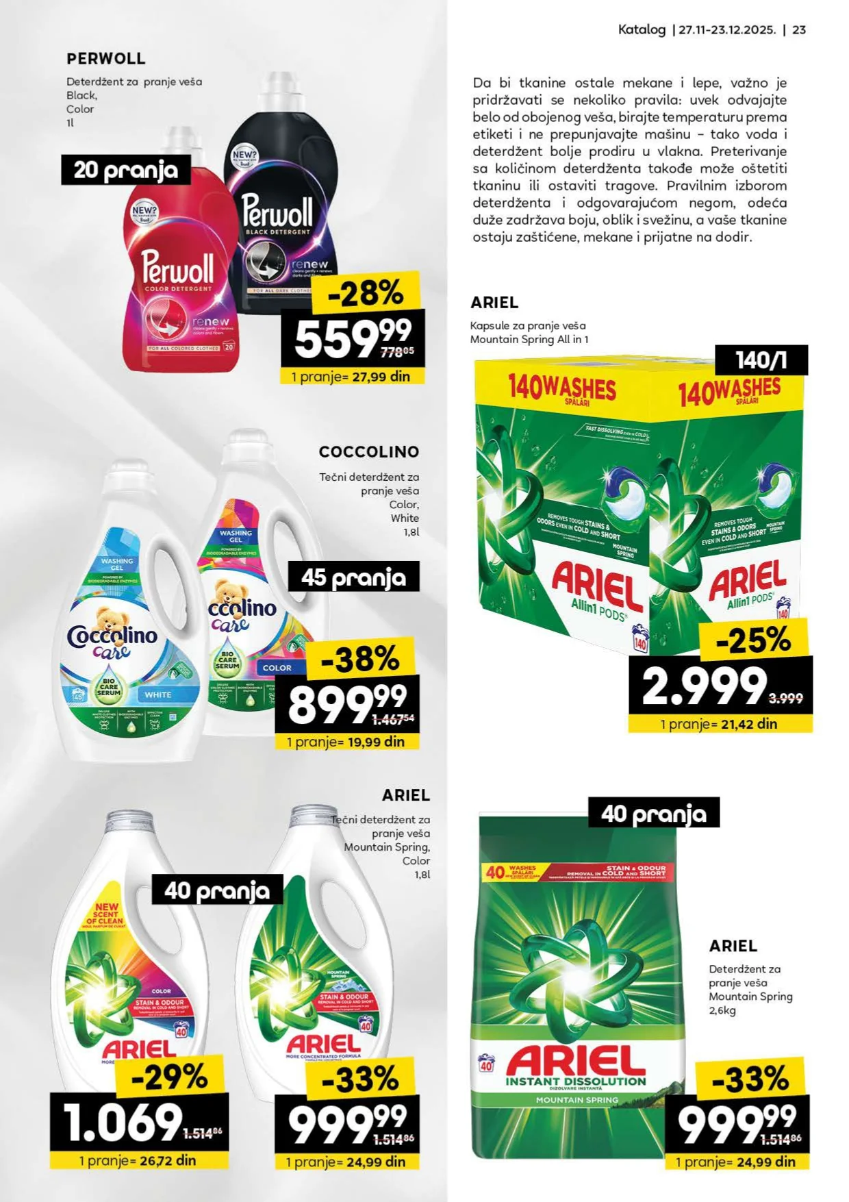 Roda & Idea katalog NEPREHRANA 27.11-23.12.2025.