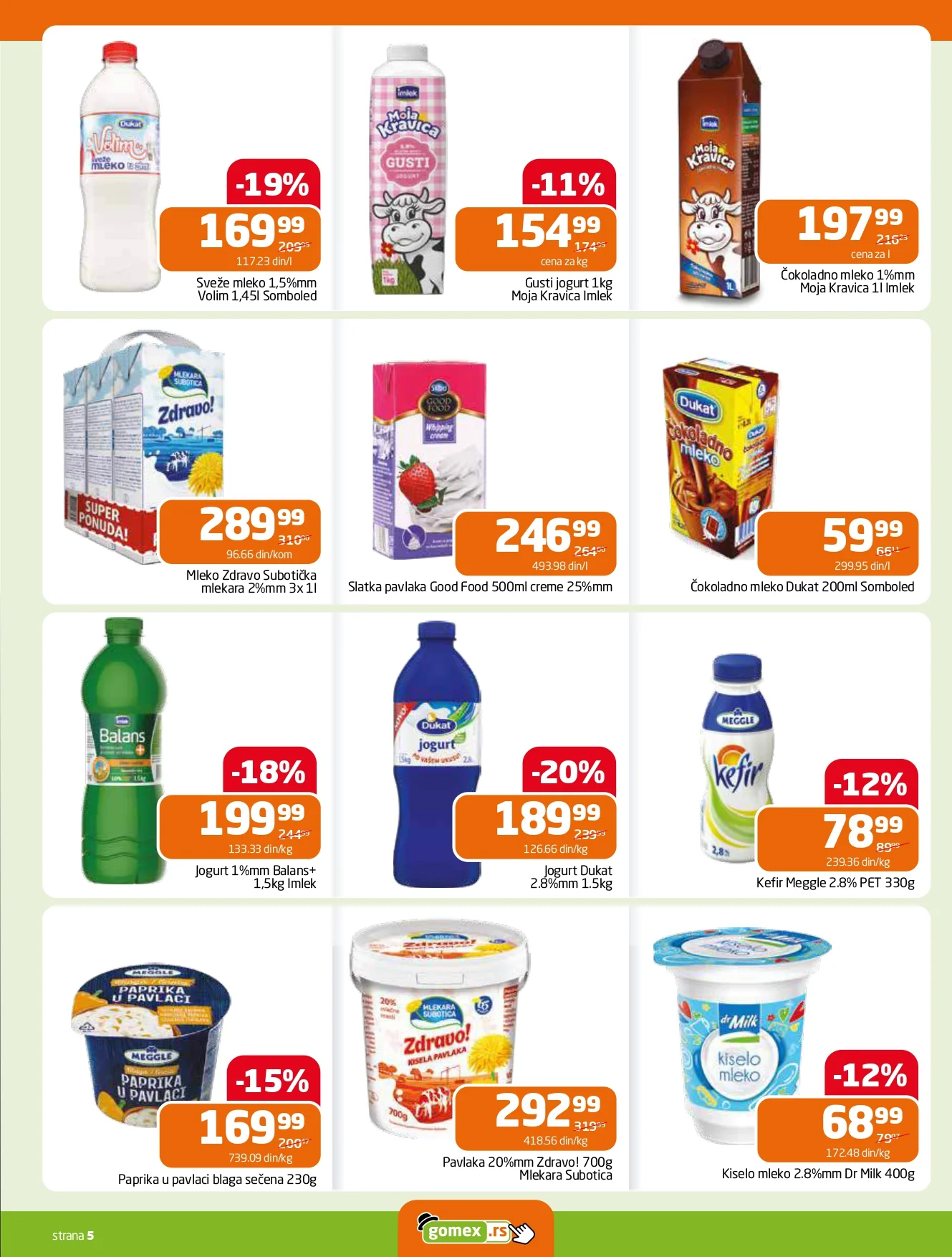 Gomex katalog AKCIJE IZ ŠEŠIRA 19.11-2.12.2025.