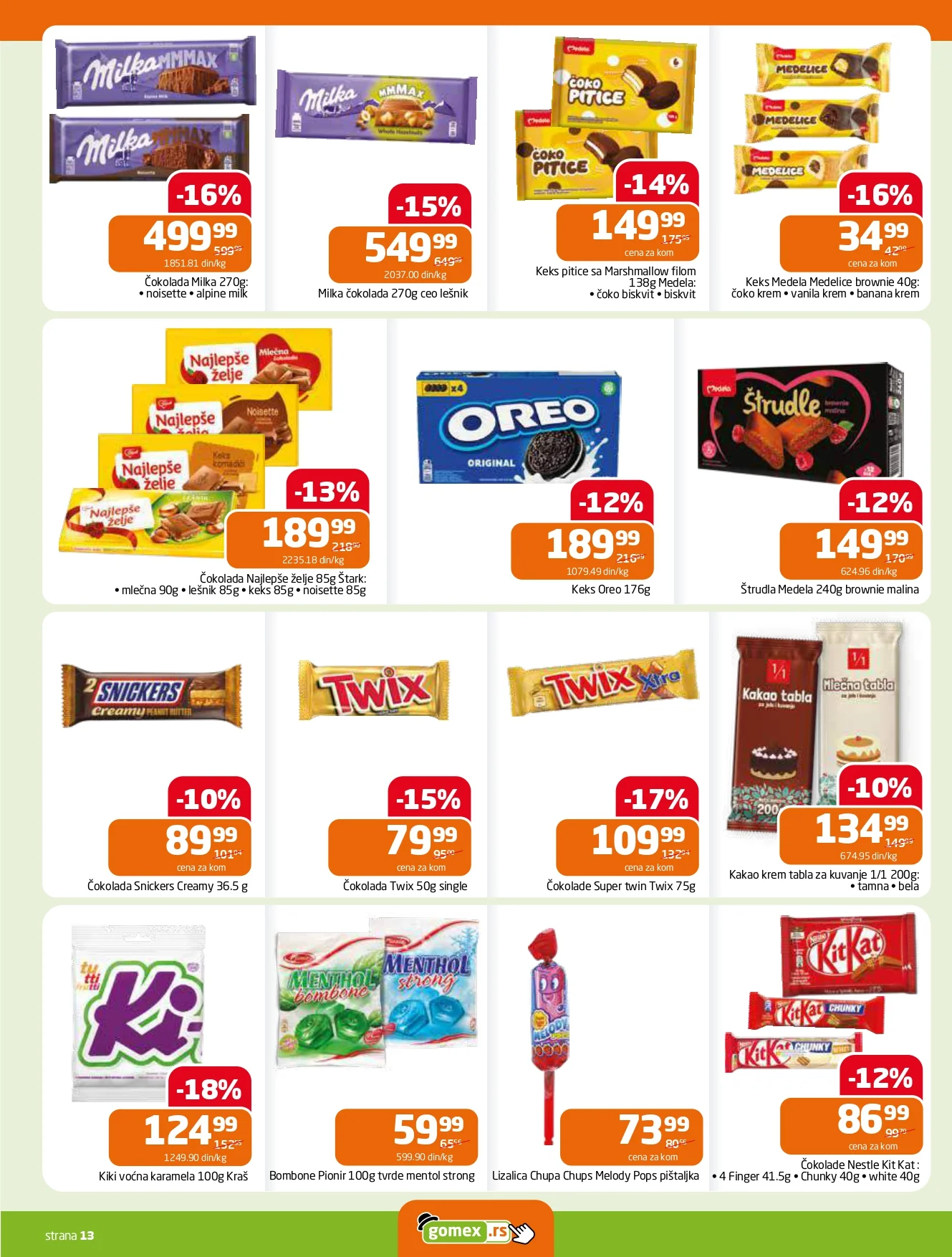 Gomex katalog AKCIJE IZ ŠEŠIRA 19.11-2.12.2025.