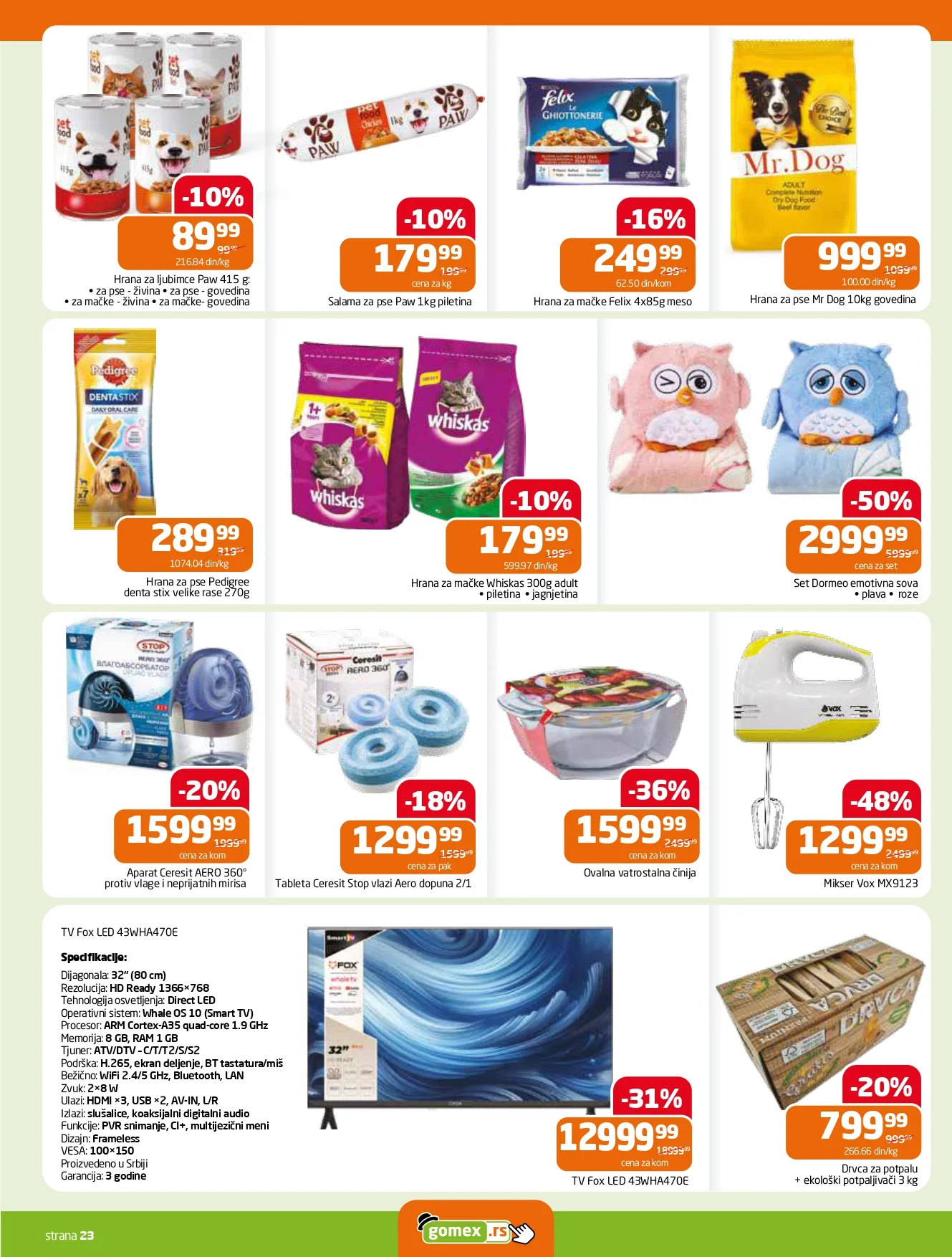 Gomex katalog AKCIJE IZ ŠEŠIRA 19.11-2.12.2025.