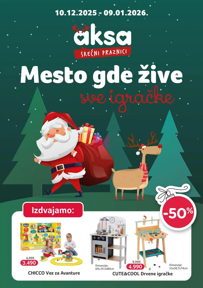 Aksa katalog IGRAČKE 10.12.2025–9.1.2026.