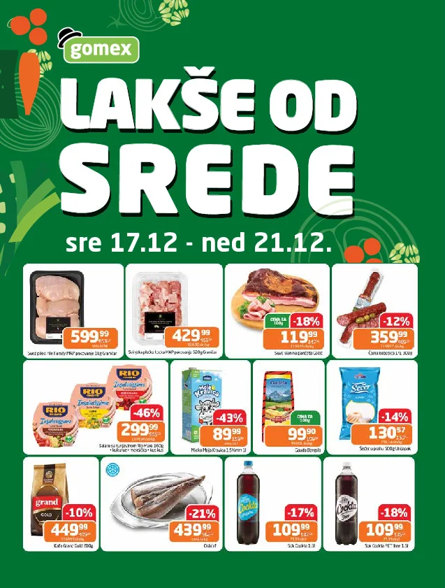 Gomex katalog LAKŠE OD SREDE 17-21.12.2025.