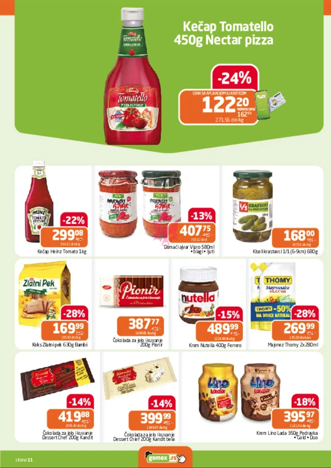 Gomex katalog AKCIJE IZ ŠEŠIRA 17.12.2025-6.1.2026.