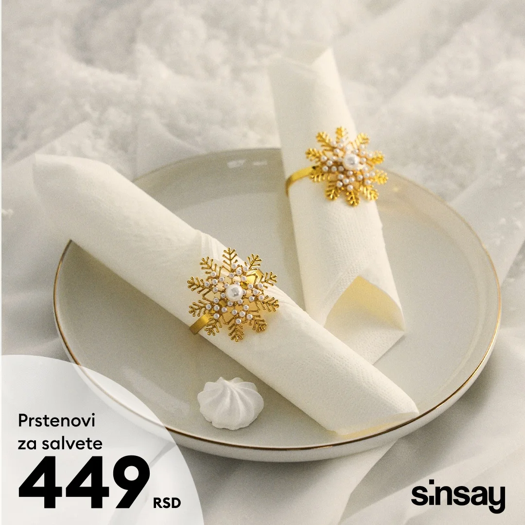 Sinsay praznične dekoracije za dom – decembar 2025.