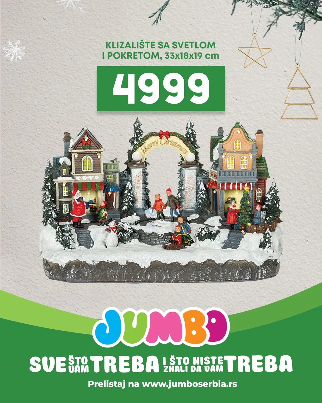 Jumbo praznična dekoracija i pokloni – decembar 2025.