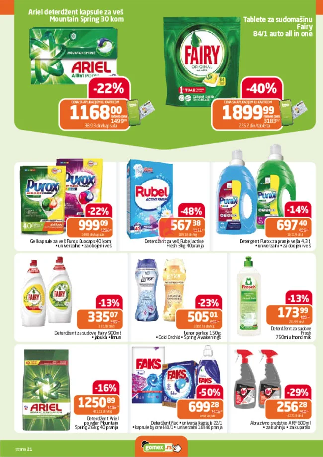 Gomex katalog AKCIJE IZ ŠEŠIRA 17.12.2025-6.1.2026.